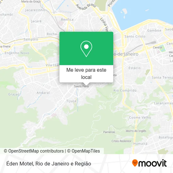 Éden Motel mapa
