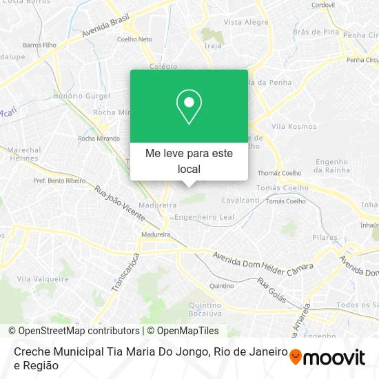 Creche Municipal Tia Maria Do Jongo mapa