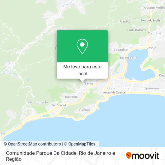 Comunidade Parque Da Cidade mapa