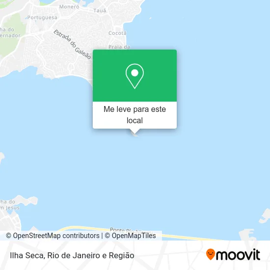 Ilha Seca mapa