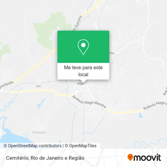 Cemitério mapa