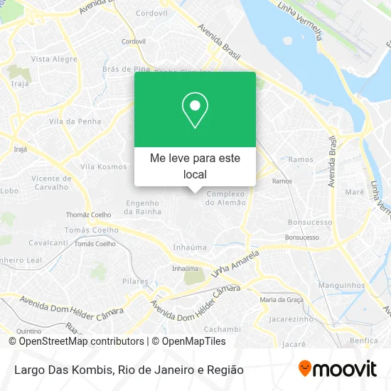 Largo Das Kombis mapa