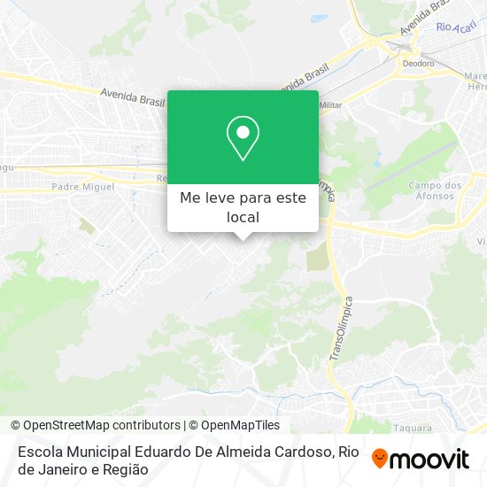 Escola Municipal Eduardo De Almeida Cardoso mapa