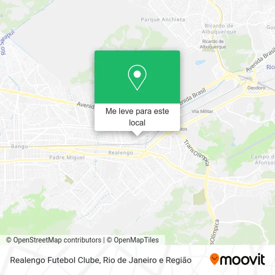 Realengo Futebol Clube mapa