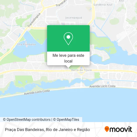 Praça Das Bandeiras mapa