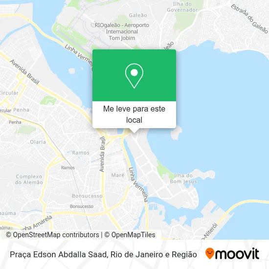 Praça Edson Abdalla Saad mapa