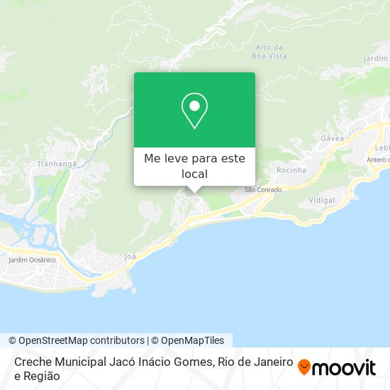 Creche Municipal Jacó Inácio Gomes mapa