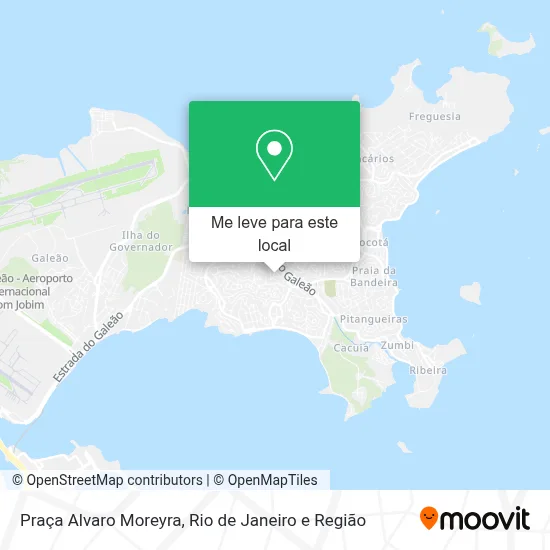 Praça Alvaro Moreyra mapa