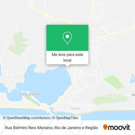 Rua Belmiro Reis Mariano mapa