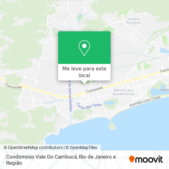 Condomínio Vale Do Cambucá mapa