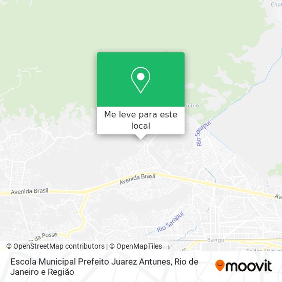 Escola Municipal Prefeito Juarez Antunes mapa