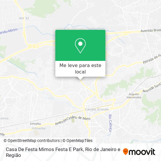 Casa De Festa Mimos Festa E Park mapa