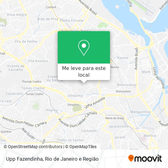 Upp Fazendinha mapa