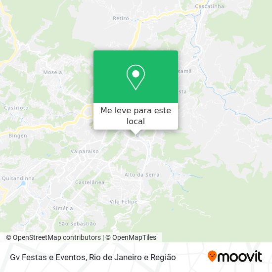 Gv Festas e Eventos mapa