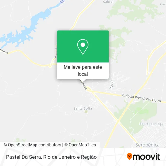 Pastel Da Serra mapa