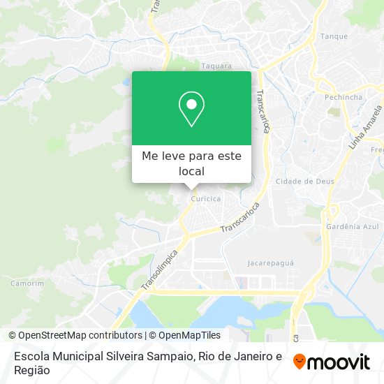 Escola Municipal Silveira Sampaio mapa