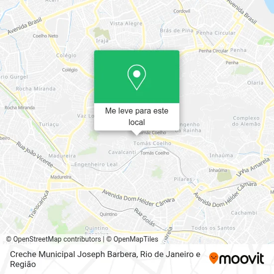 Creche Municipal Joseph Barbera mapa