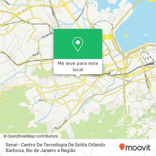 Senai - Centro De Tecnologia De Solda Orlando Barbosa mapa