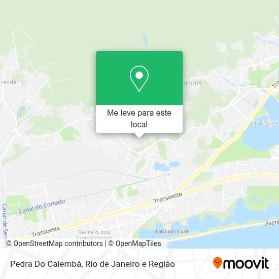 Pedra Do Calembá mapa