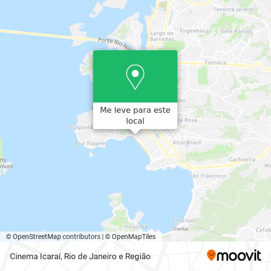 Cinema Icaraí mapa
