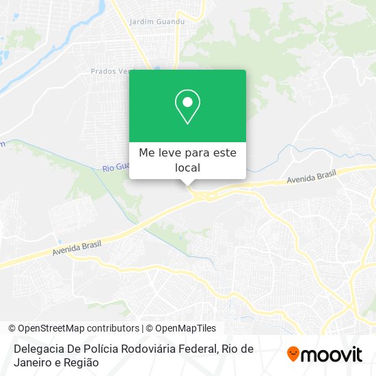 Delegacia De Polícia Rodoviária Federal mapa