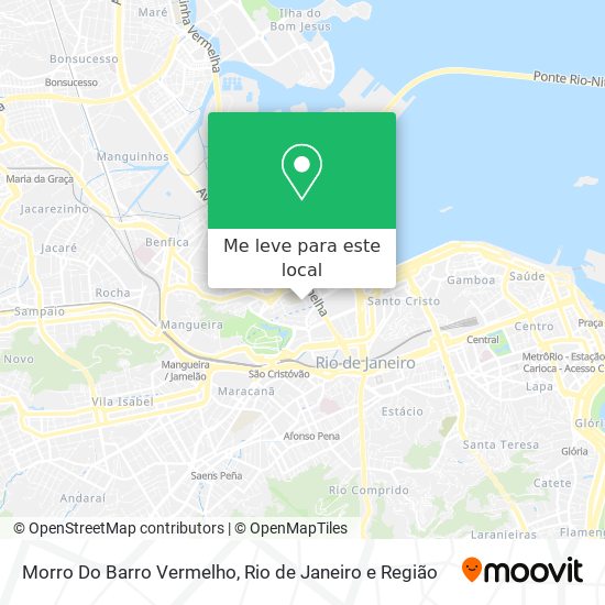 Morro Do Barro Vermelho mapa