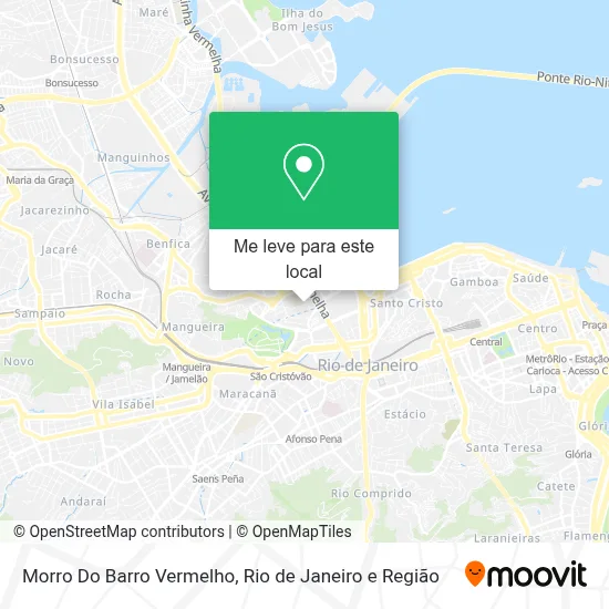 Morro Do Barro Vermelho mapa