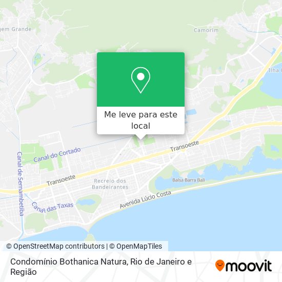 Condomínio Bothanica Natura mapa