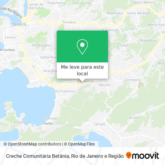 Creche Comunitária Betânia mapa