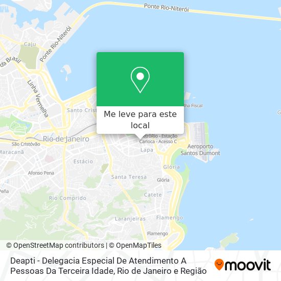 Deapti - Delegacia Especial De Atendimento A Pessoas Da Terceira Idade mapa