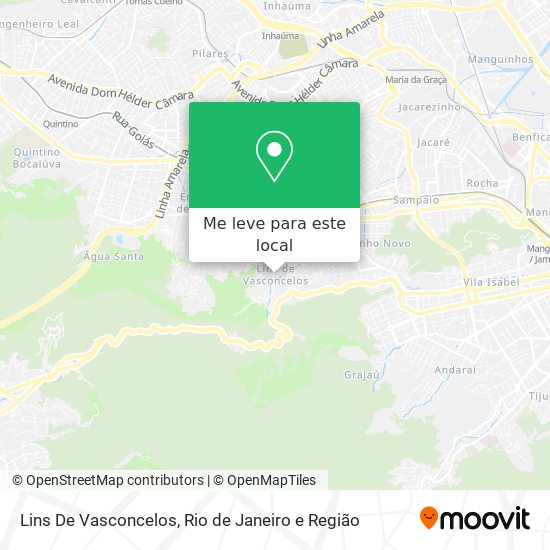 Lins De Vasconcelos mapa