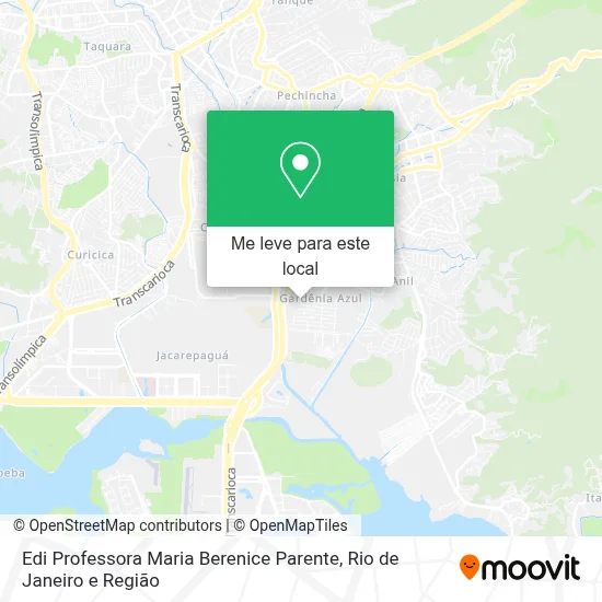Edi Professora Maria Berenice Parente mapa