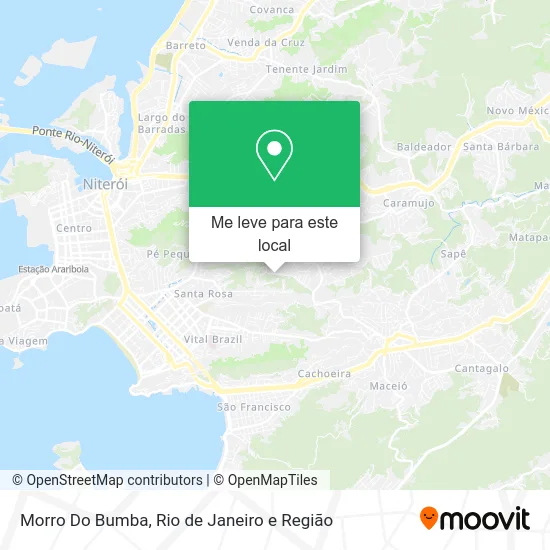 Morro Do Bumba mapa