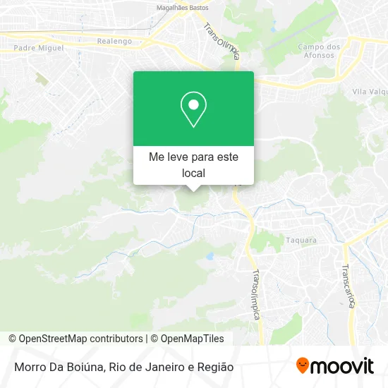 Morro Da Boiúna mapa