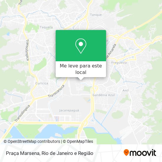 Praça Marsena mapa