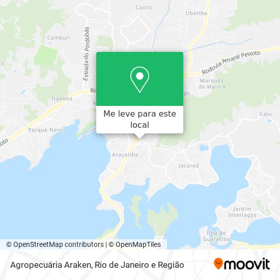 Agropecuária Araken mapa