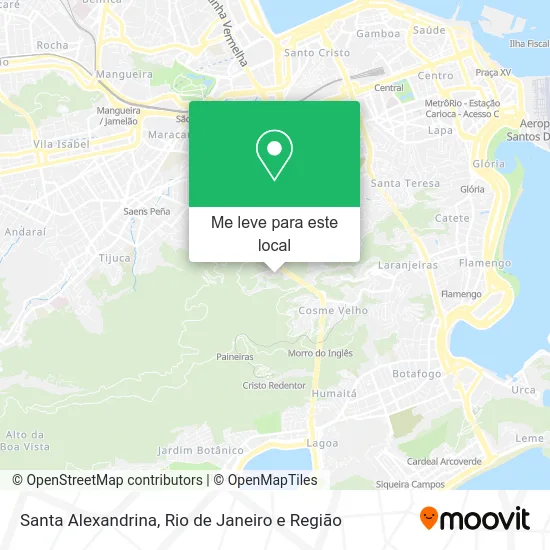 Santa Alexandrina mapa