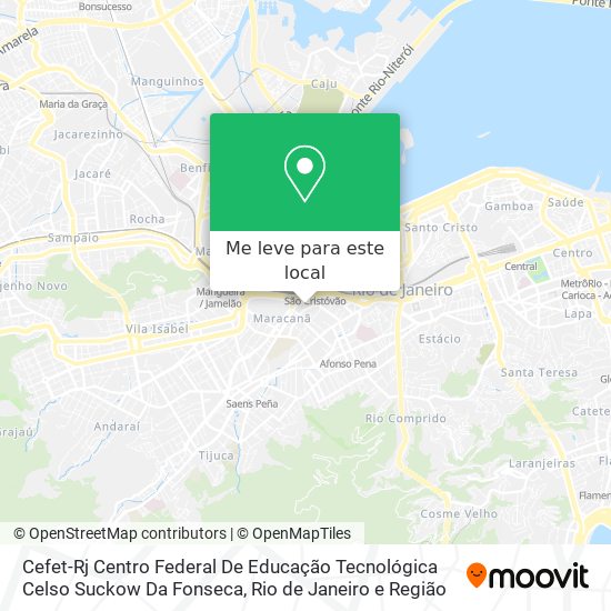 Cefet-Rj Centro Federal De Educação Tecnológica Celso Suckow Da Fonseca mapa
