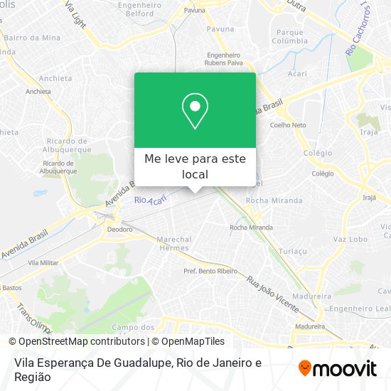 Vila Esperança De Guadalupe mapa