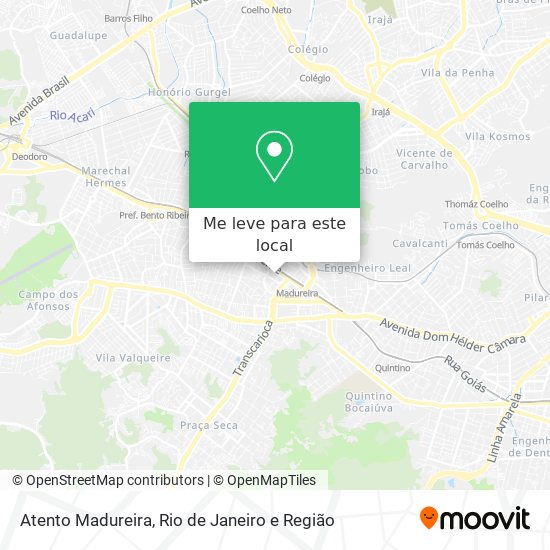 Atento Madureira mapa