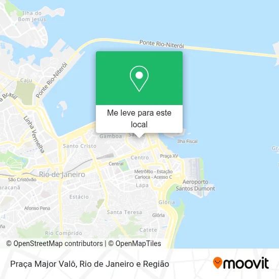 Praça Major Valô mapa