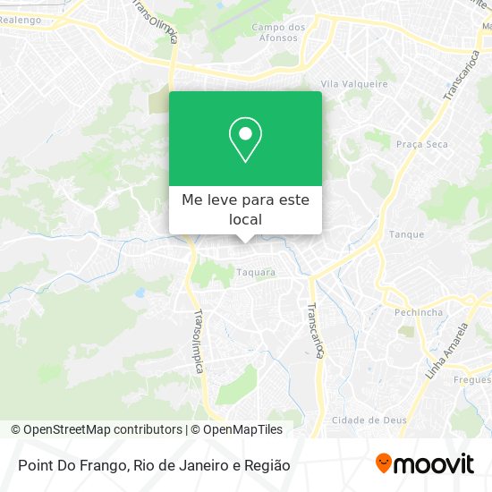 Point Do Frango mapa