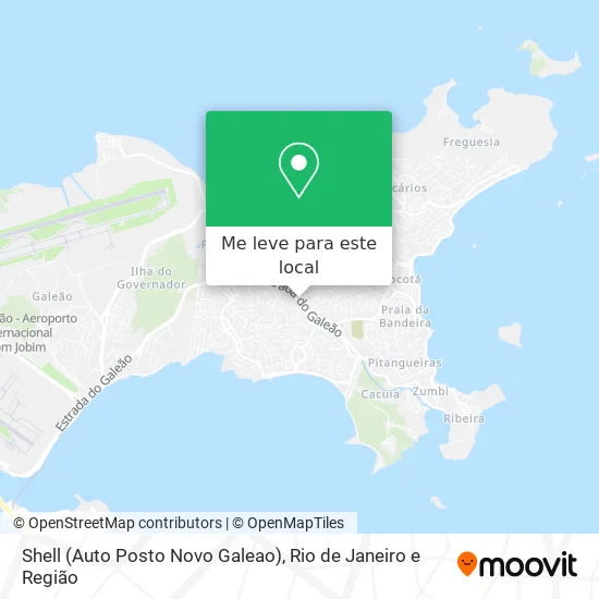 Shell (Auto Posto Novo Galeao) mapa