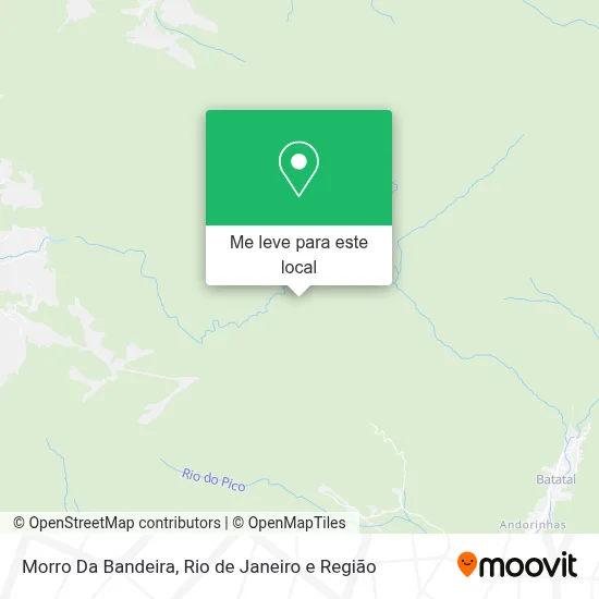 Morro Da Bandeira mapa