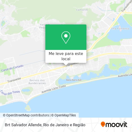Brt Salvador Allende mapa