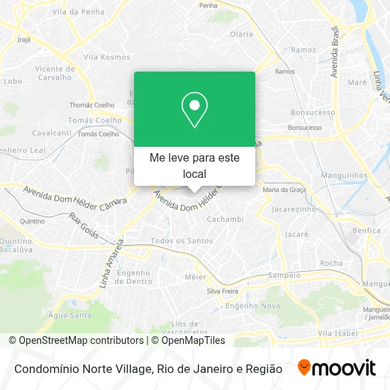 Condomínio Norte Village mapa