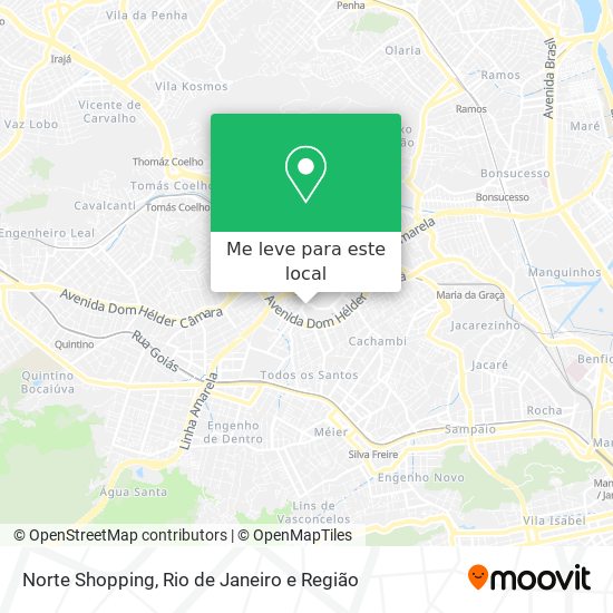 Norte Shopping mapa