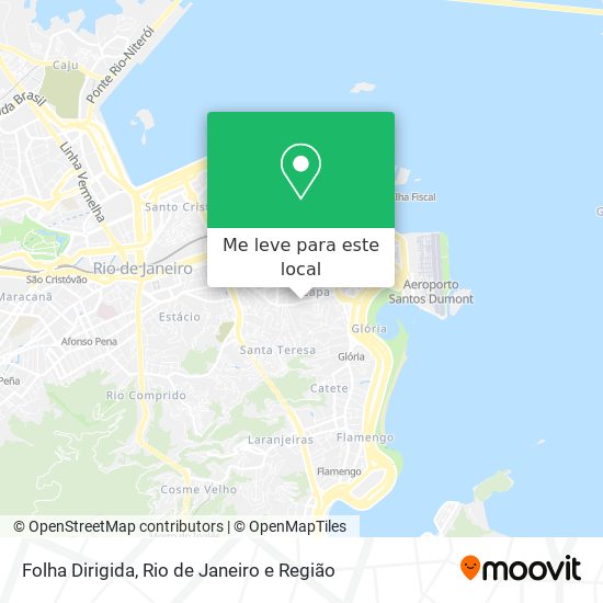 Folha Dirigida mapa