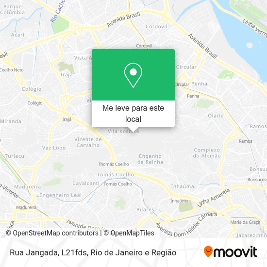 Rua Jangada, L21fds mapa