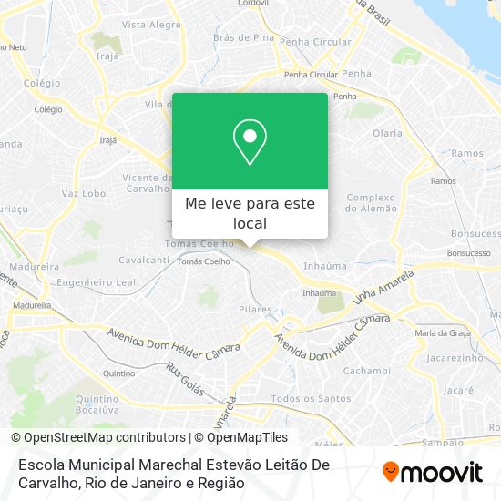 Escola Municipal Marechal Estevão Leitão De Carvalho mapa